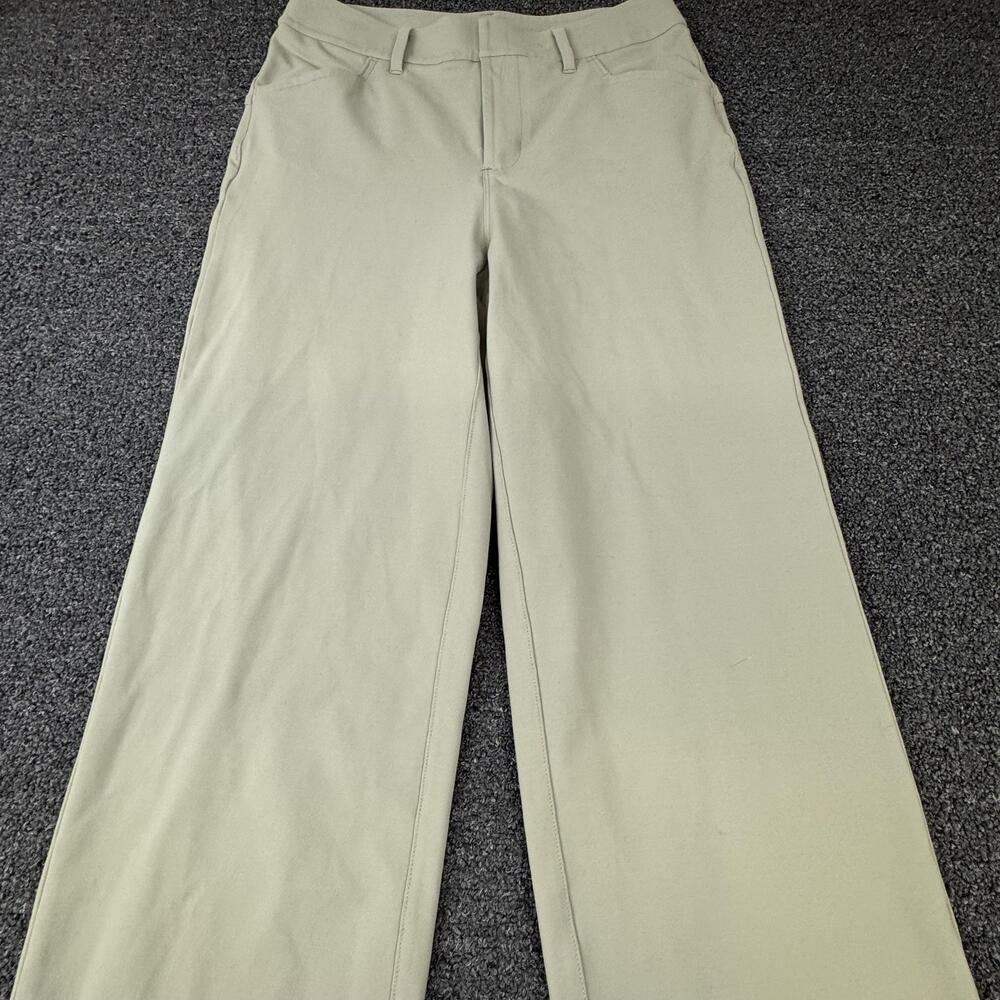 Public Rec Pants Mens 30x32 Green Chino Relaxed Fit Ponte Stretch Flat Front